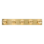 Eurofase 37071-028 Gold Ryder, Vanity, 5lt, 33'', Gold, Clear Glass Image 3