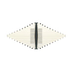 Eurofase Seraph, Flush Mount , 25'', Matte Black