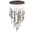Eurofase 43890-019 Anodized Black Barletta, Chandelier , 26-light, 40'', Anodized Black Image 1