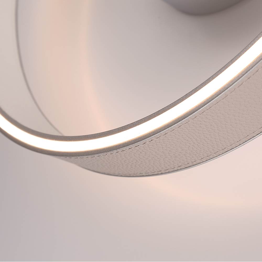 Eurofase 43893-034 Matte Grey Verdura, Flush Mount, 15'', Matte Grey, White Acrylic Image 5