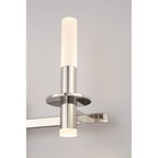 Eurofase 45235-023 Polished Nickel Torna, Vanity, 4lt, 36'', Polished Nickel, White Acrylic Image 7