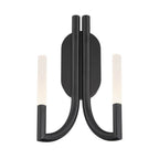 Eurofase 49009-033 Matte Black Olette, Wall Sconce, 2-light, 17'', Matte Black, Frosted Acrylic Image 3