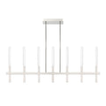 Eurofase Benicio, Chandelier, 7-light, 46'', Polished Nickel, Clear Glass