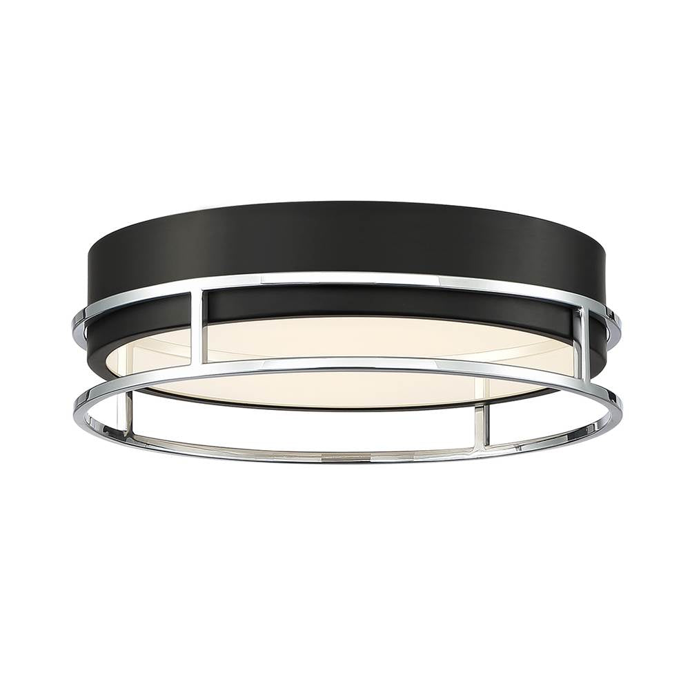Eurofase Grafice, Flush Mount , 13'', Silver-black Mix