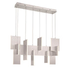 Eurofase Coburg, Chandelier , 3-light, 42'', Anodized Silver