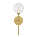 Eurofase 48910-019 Gold Iissa, Wall Sconce, 19'', Gold, Clear Glass Image 1
