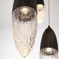 Eurofase 43859-022 Matte Black Ecrou, Chandelier, 12-light, 30'', Matte Black, Clear Glass Image 1