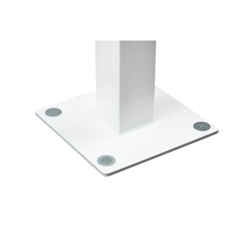Eurofase Pole Mount Eurofase Ef6108pmw 61 Inch 8ft White Pole Mount With Single Crossbar