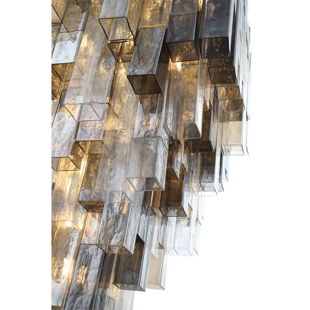 Eurofase 47913-011 Chrome Altesa, Chandelier, 46-light, 59'', Chrome, Mixed Glass Image 5