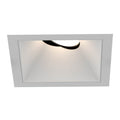 Eurofase OSC3ST02RG021027MCL White Oscar Small 10w Square White Trim White Baffle Gimbal Medium 2700k Clear Lens Image 1