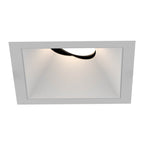 Eurofase OSC3ST02RG021530WCL White Oscar Small 15w Square White Trim White Baffle Gimbal Wide 3000k Clear Lens Image 1