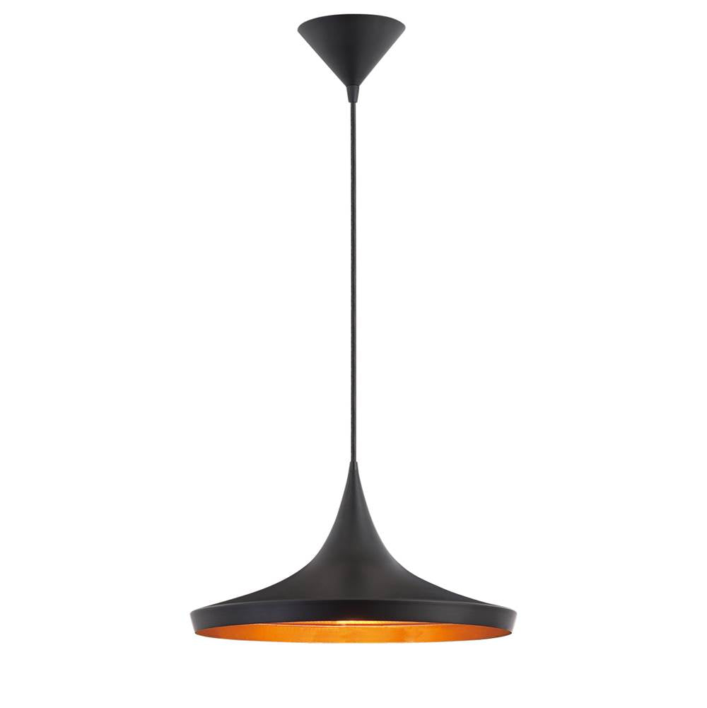 Eurofase 20439-019 Matte Black Ramos, Pendant, 14'', Matte Black, Gold-black Mix Steel Image 4