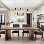Eurofase 43861-042 Gold Black Mix Ecrou, Chandelier, 12-light, 44'', Gold-black Mix, Clear Glass Image 5