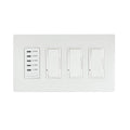 Eurofase EFSWTD3 White Eurofase Efswtd3 Three Dimmers And One Timer With White Screwless Plate And Box Image 1