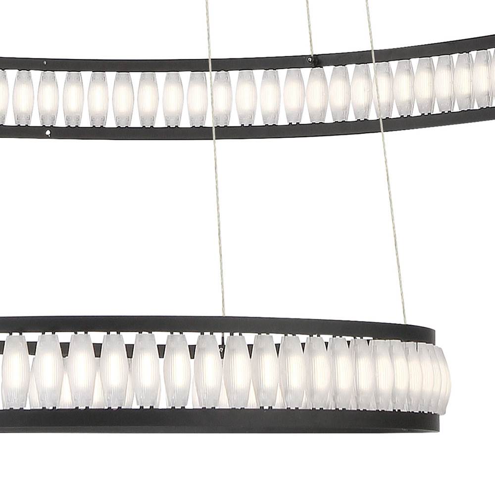 Eurofase Forster, Chandelier , 3-light, 60'', Matte Black