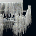 Eurofase 30005-013 Chrome Rossi, Chandelier , 10-light, 51'', Chrome Image 3
