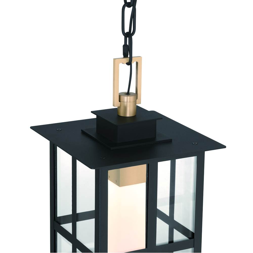 Eurofase Greyson, Outdoor, 16'', Brass-black Mix, Clear Glass