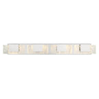 Eurofase 45347-027 Chrome Kasha, Vanity, 4lt, 37'', Chrome, Clear-white Acrylic Image 6