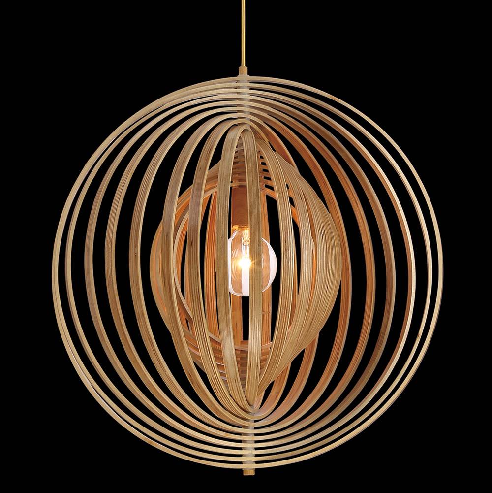 Eurofase 31872-010 Wood Abruzzo, Pendant , 24'', Wood Image 2