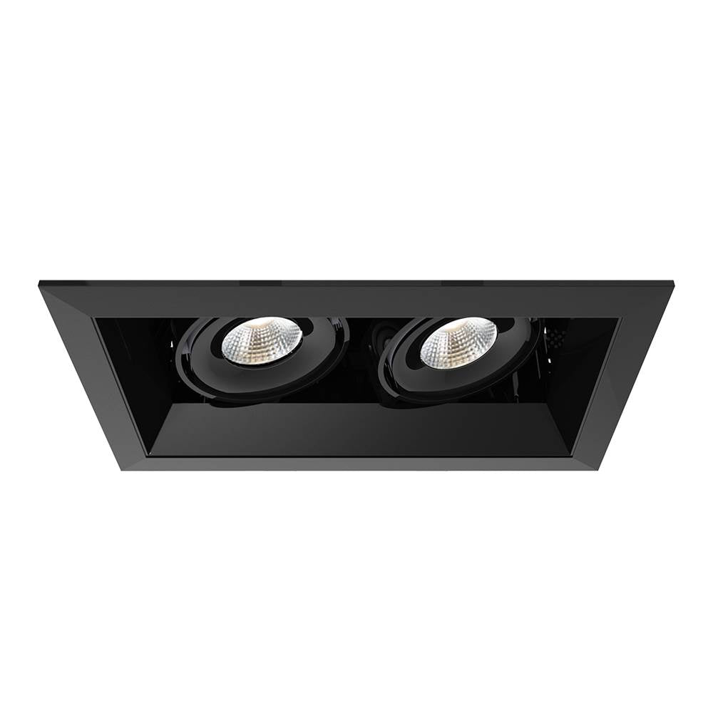 Eurofase  Multiple 15w 2 Lights Trim 40 Degree Gimbal 4000k Black/black