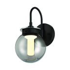 Eurofase 47195-011 Powder Coat Black Caswell, Outdoor, 11'', Powder Coat Black, Smoked Glass Image 4