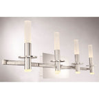 Eurofase 45235-023 Polished Nickel Torna, Vanity, 4lt, 36'', Polished Nickel, White Acrylic Image 3