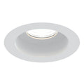 Eurofase Tango 15w 1 Light Round White Trim Wide 3500k Frosted Lens