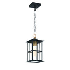 Eurofase 47388-017 Brass Black Mix Greyson, Outdoor, 16'', Brass-black Mix, Clear Glass Image 4