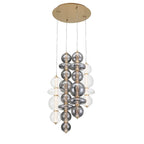 Eurofase 48960-014 Gold Atomo, Chandelier, 4-light, 50'', Gold, Mixed Glass Image 6