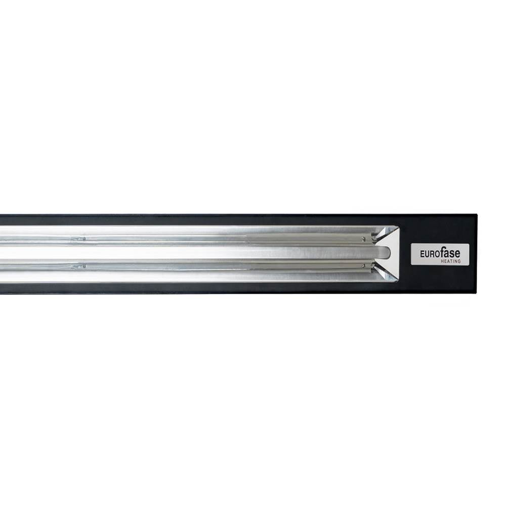 Eurofase LP30480B Black Eurofase Lp30480b 3000 Watt Low Profile Electric Infrared Single Element Heater Image 2