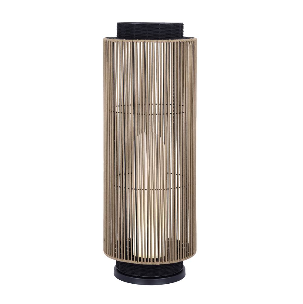Eurofase Aden, Outdoor, 46'', Matte Black, Brown Rope
