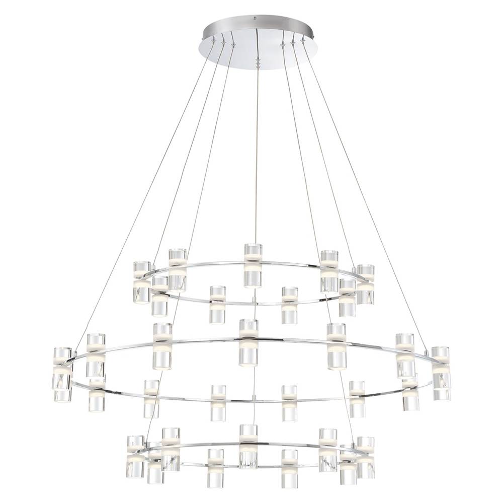 Eurofase 33726-014 Chrome Netto, Chandelier , 33-light, 41'', Chrome Image 4
