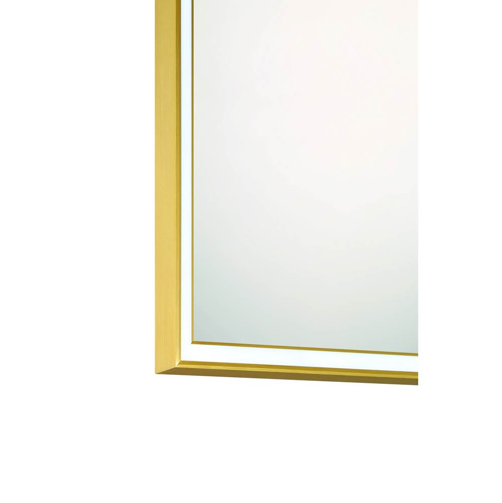 Eurofase 47566-019 Anodized Gold Nixon, Mirror , 32'' X 32'', Anodized Gold Image 1