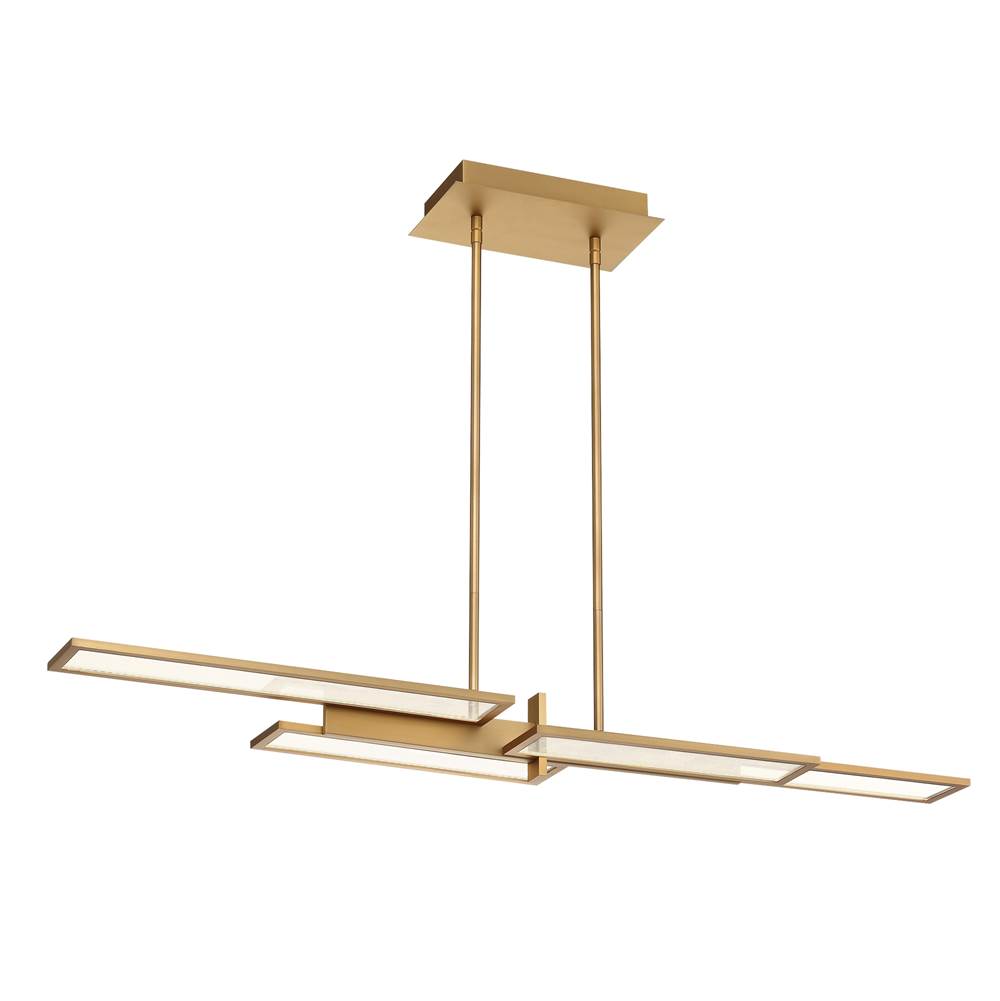 Eurofase 37062-026 Matte Gold Bayswater, Chandelier , 46'', Matte Gold Image 1