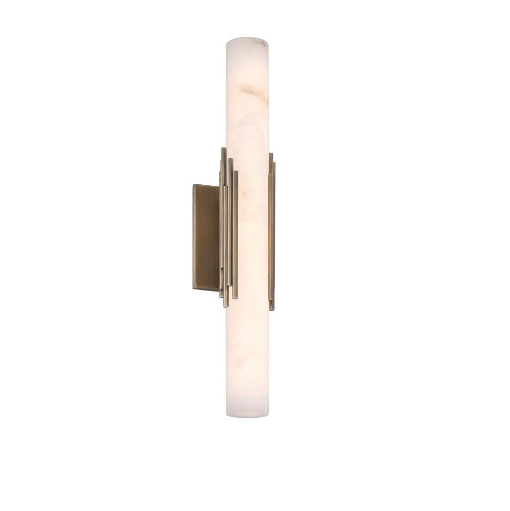 Eurofase 49033-014 Antique Brass Venna, Wall Sconce , 22'', Antique Brass, Alabaster Image 5