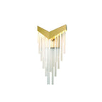 Eurofase 47600-010 Matte Gold Vivien, Wall Sconce, 20'', Matte Gold, Crystalic Acrylic Image 2