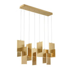 Eurofase 38044-014 Brushed Gold Coburg, Chandelier , 3-light, 42'', Brushed Gold Image 1