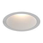 Eurofase Oscar Small 15w Round White Trim White Baffle Flood 3000k Clear Lens