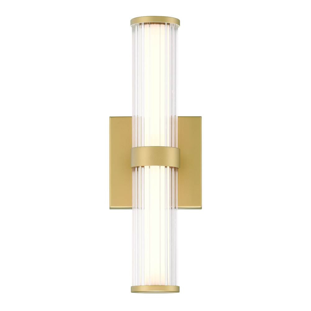 Eurofase 47123-014 Matte Gold Fayton, Outdoor, 14'', Matte Gold, Clear Glass Image 2