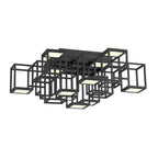 Eurofase Ferro, Flush Mount , 13-light, 25'', Matte Black