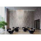 Eurofase 29052-011 Chrome Cohen, Chandelier, 24-light, 67'', Chrome, Mixed Glass Image 1
