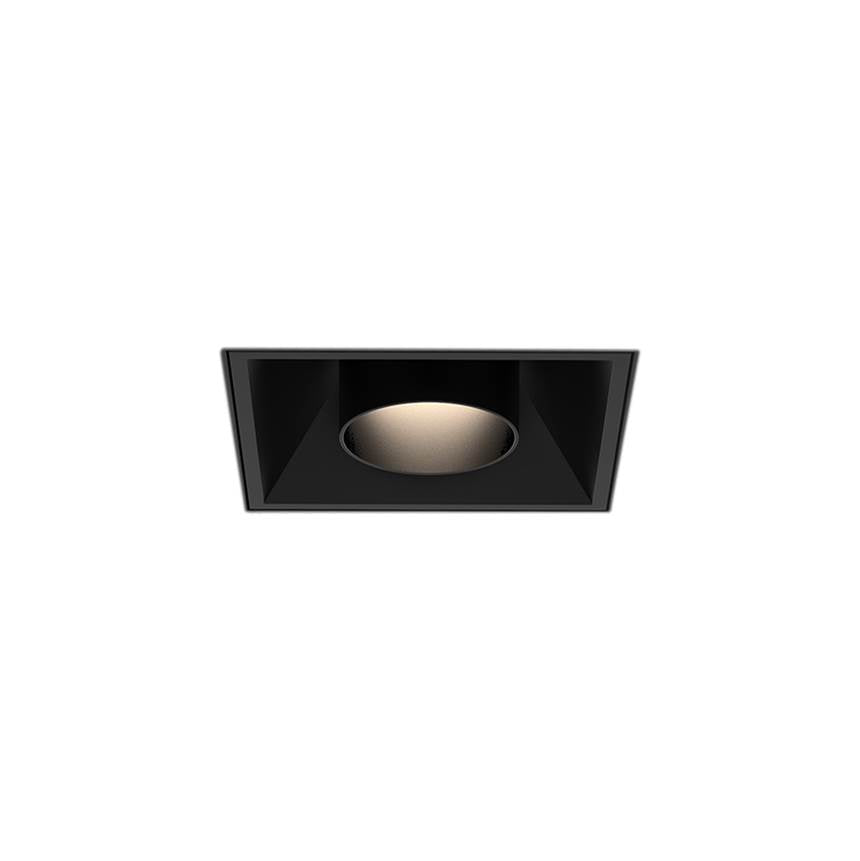 Eurofase Bravo 15w 1 Light Black Trimless Snoot Gimbal Medium 3000k Clear Lens