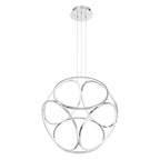 Eurofase 37102-012 Chrome Glenview, Pendant , 24'', Chrome Image 1