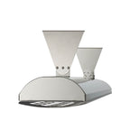 Eurofase EF60240S5 Stainless Steel Eurofase Ef60240s5 Dual Element 61 Inch 6000 Watt Electric Patio Heater Image 3