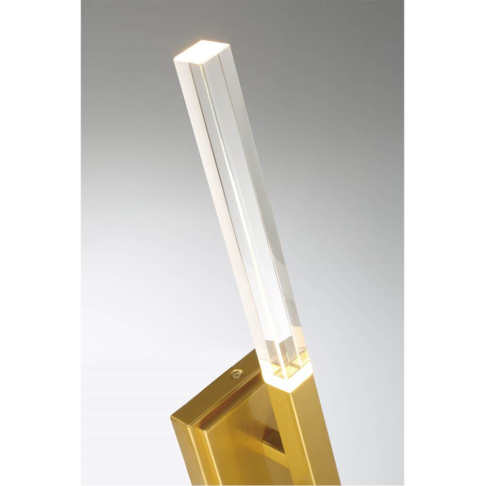 Eurofase Benicio, Wall Sconce, 18'', Gold, Clear Glass