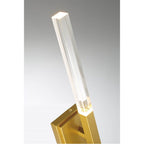 Eurofase Benicio, Wall Sconce, 18'', Gold, Clear Glass