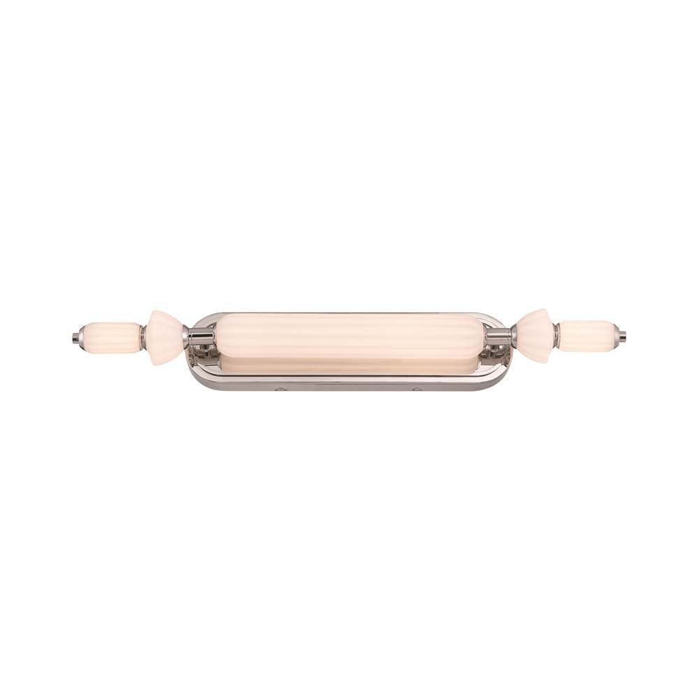Eurofase 49018-028 Polished Nickel Lansdowne, Vanity, 31'', Polished Nickel, Opal Glass Image 4