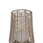 Eurofase 46629-012 Matte Black Elice, Outdoor, 22'', Matte Black, Brown Rope Image 4