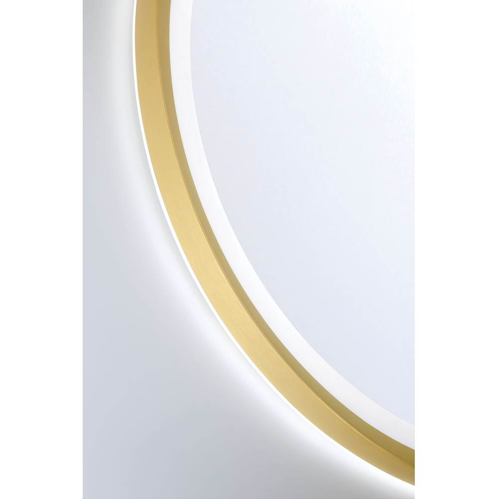 Eurofase 48976-015 Brushed Gold Artell, Mirror , 32'' X 32'', Brushed Gold Image 1