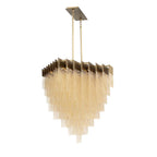 Eurofase 37096-014 Matte Gold Bloomfield, Chandelier, 22-light, 47'', Matte Gold, Gold Aluminum Image 4